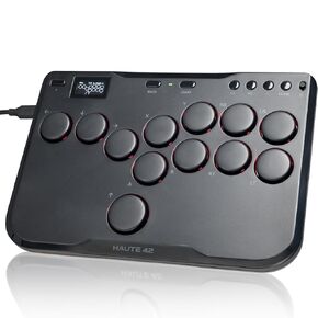 JZW-Shop Arcade Stick P12، وحدة تحكم Arcade لجميع الأزرار للتبديل، الكمبيوتر الشخصي، PS4، PS3، Steam Deck، عصا قتال Arcade مع Turbo وRGB مخصص، تدعم التبديل السريع وSOCD