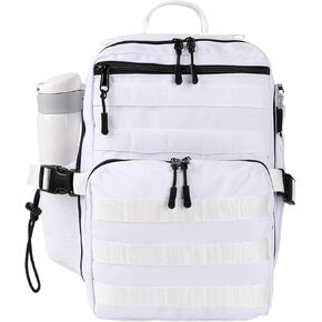 حقيبة ظهر تكتيكية صغيرة، حقيبة لياقة صغيرة سعة 9 لتر، للاستخدام اليومي، حقيبة MOLLE Daypack لصالة الألعاب الرياضية متعددة الوظائف واللياقة البدنية في الهواء الطلق وحقيبة التخييم الرياضية (أسود)