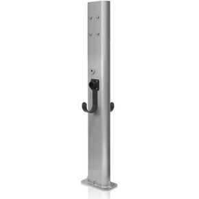 Leviton EPED2 Dual Mount Electric Vehicle Charging Station Pedestal, Front/Back