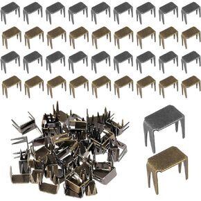 50Pcs Zipper Stoppers 5 Top & Bottom Zipper Stops Zippers Repair Kits for Bags Coats Jackets