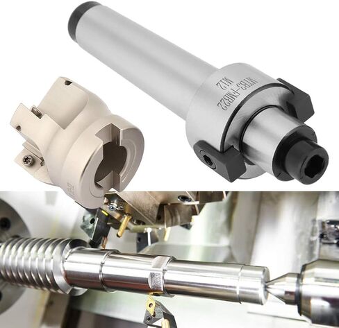 قاطعة مطحنة نهاية الوجه، قطع طحن ثقيلة باستخدام الحاسب الآلي عالية الدقة، فولاذ عالي الكربون، مقاومة جيدة للصدمات، إدراجات كربيد CNC MT3-FMB22 لآلات الحفر in Kuwait