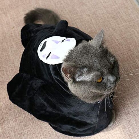 ChoChoCho Anime Pet Cosplay Dog Costume for Cats & Dogs - Ninja Cloak Outfit - Ideal for Halloween, Cosplay Events - Suitable for Puppies, Small & Medium Pets (S/M, Seventh Hokage) in Kuwait