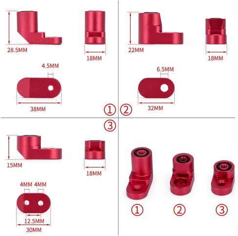 Rear Wing Spoiler Riser Extender Kit Bolt-on Type Compatible with 14-on Ford Fiesta ST Black in Saudi Arabia
