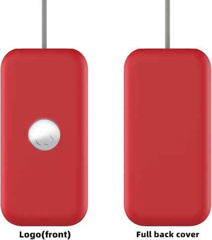 Soft Silicone Case Cover Compatible with Apple Vision Pro Battery Case Apple VR Vision Pro Battery Protective Case Cover Anti-Scratch Fall-Proof Case for Apple Vision Pro Battery Accessories (Red) in Saudi Arabia