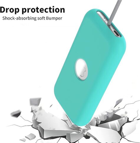 Soft Silicone Case Cover Compatible with Apple Vision Pro Battery Case Apple VR Vision Pro Battery Protective Case Cover Anti-Scratch Fall-Proof Case for Apple Vision Pro Battery Accessories (Black) in Kuwait