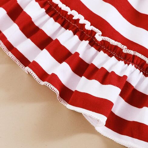 فستان LYSMuch للفتيات الصغيرات في الرابع من يوليو، فستان عيد الاستقلال للأطفال، ملابس وطنية بعلم أمريكي in Kuwait