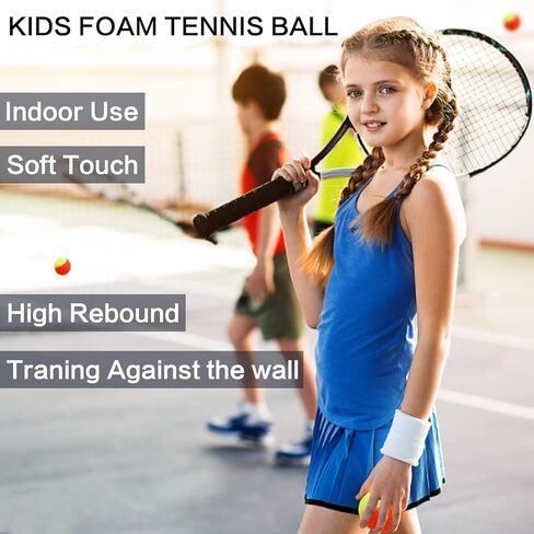 FINGER TEN Kids Tennis Balls for Dogs Youth Beginners Practice Durable Orange Low Compression Stage Pressureless Bulk Training Tool Playing with Pet in Saudi Arabia