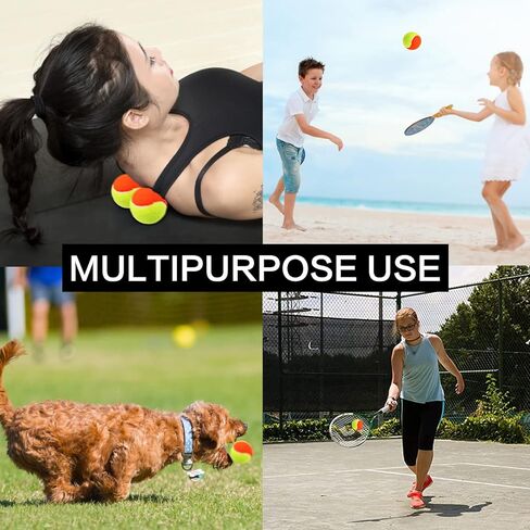 FINGER TEN Kids Tennis Balls for Dogs Youth Beginners Practice Durable Orange Low Compression Stage Pressureless Bulk Training Tool Playing with Pet in Saudi Arabia