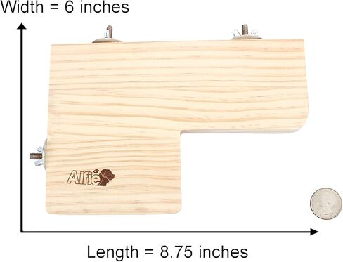 Alfie Pet - Charon Wood Platform for Mouse, Chinchilla, Rat, Gerbil and Dwarf Hamster in Kuwait