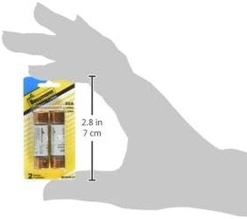 Bussmann One-Time Low-Voltage 250V, K5 Bussman BP/NON-50 50 Amp 250 Volt Fast Acting Cartridge Fuses 2 Count, Pack of 1, No Color in Saudi Arabia