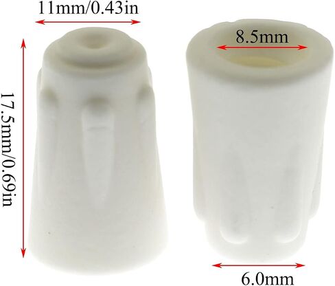 10Pcs Ceramic Wire Connector, Small Size 22-14 AWG, 600V High Heat Ceramic Twist Caps, Small in Saudi Arabia