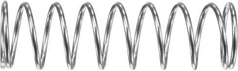 uxcell Compression Spring,304 Stainless Steel,15mm OD,1.2mm Wire Size,26mm Compressed Length,40mm Free Length,15.7N Load Capacity for Home Projects, Silver Tone, 10pcs in Saudi Arabia