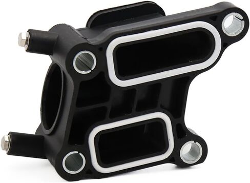 uxcell New Black Thermostat Housing Coolant Cooling Water Outlet Mount 4792329 for Chrysler 300 05-09 for Dodge Charger 06-07 for Chrysler Concorde 98-04 for Dodge Intrepid 98-02 in Saudi Arabia