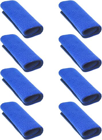 NATAKU 8 Pack Mask Strap Covers,Headgear Strap Cushions,Comfort Mask Cushions Pads, Soft-Fleece Face Mask Cover Fits Most Full CP AP Headgear Strap to Reduce Red Marks and Uncomfortable in Saudi Arabia