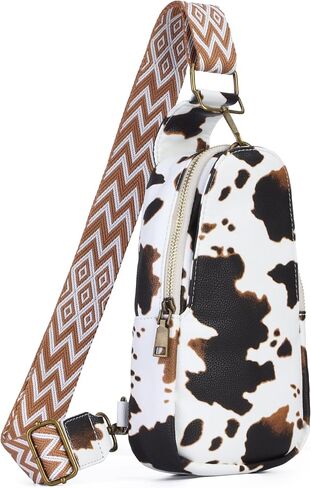 Sling Crossbody Bag for Women Chest Purse Fanny Pack Shoulder Backpack With Guitar Strap in Saudi Arabia