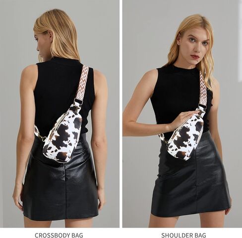 Sling Crossbody Bag for Women Chest Purse Fanny Pack Shoulder Backpack With Guitar Strap in Saudi Arabia