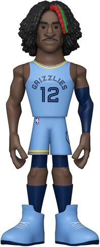 فانكو بوب! Gold NBA: Grizzlies - Ja Morant (الزي المنزلي) مقاس 5 بوصات مع المطاردة (قد تختلف التصاميم) in Saudi Arabia