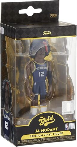 فانكو بوب! Gold NBA: Grizzlies - Ja Morant (الزي المنزلي) مقاس 5 بوصات مع المطاردة (قد تختلف التصاميم) in Saudi Arabia