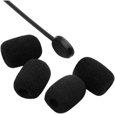 30 Pcs Headset Microphone Foam Covers Mini Microphone Windscreen Small Mic Wind Cover Lapel Headset Microphone Windscreen for Lavalier Microphones in Saudi Arabia