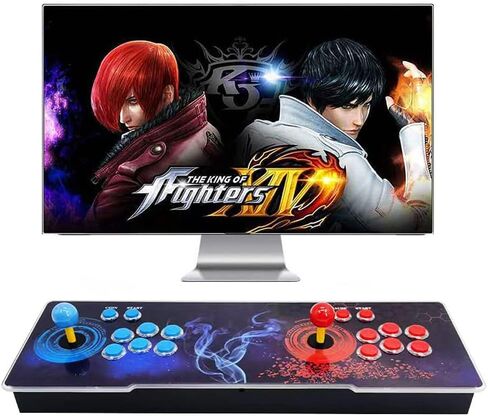 【26800 Games in 1】 Pandora's Box Arcade Game Console, 3D Pandora Box Support PC & Projector & TV, 2-4 Players, 1280X720 Full HD, 3D Games, Search/Hide/Save/Load/Pause Games, Favorite List in Saudi Arabia