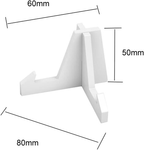 2pcs Acrylic Business Card Holders Splicing Business Card Holder Acrylic Business Card Display Stand Desktop Card Display Acrylic Name Card Holders Name Card Stand Business Card Rack, White in Saudi Arabia