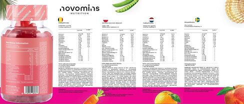 Novomins Meno-Balance Gummies – Menopause Support – Perimenopause and Post Menopause Symptoms – High Strength Supplements with Natural Plant Phytoestrogens– Vegan- Gluten Free in Kuwait