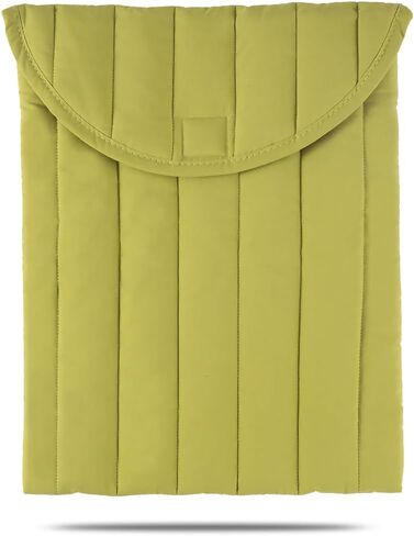 Puffy Laptop Sleeve 13-14 Inch Streak-Green, Protective Carrying Case for Men and Women, Cute Case Bag Compatible with 13 and 14 Inch Laptops, for MacBook Air M2, Asus/Dell Xps in Cover in Saudi Arabia