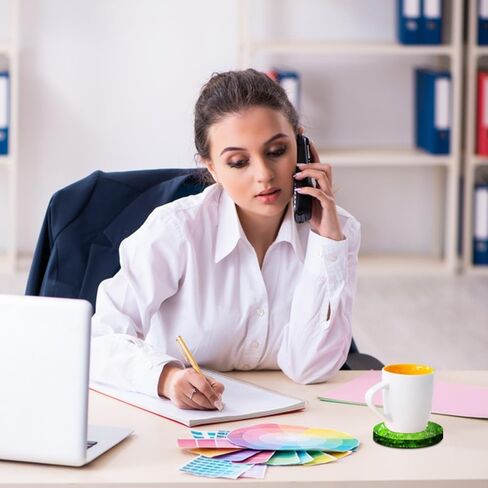 قوالب سيليكون كوستر ذات 6 تجاويف، قوالب كوستر من الراتنج AIFUDA لصب الراتنج، قوالب كوستر عميقة كبيرة كوستر DIY، ديكور المنزل in Kuwait