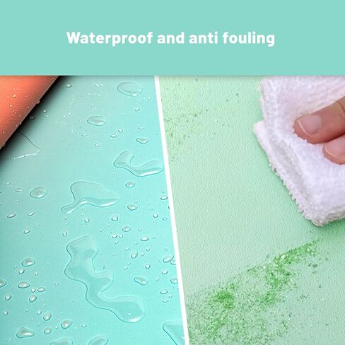 قطعتان من سجادة الحرف الجلدية المصنوعة من السيليكون الكبيرة جدًا، 27.5 بوصة × 15.7 بوصة، سجادات صب المجوهرات مزدوجة الجوانب، ورقة سيليكون غير لاصقة مقاومة للحرارة لصب الراتنج، الرسم الفني، راتنجات الإيبوكسي in Kuwait