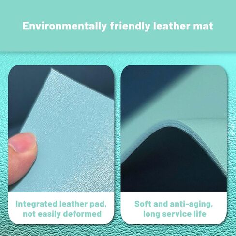 قطعتان من سجادة الحرف الجلدية المصنوعة من السيليكون الكبيرة جدًا، 27.5 بوصة × 15.7 بوصة، سجادات صب المجوهرات مزدوجة الجوانب، ورقة سيليكون غير لاصقة مقاومة للحرارة لصب الراتنج، الرسم الفني، راتنجات الإيبوكسي in Kuwait