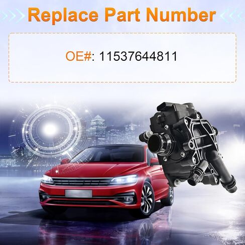 وحدة إدارة حرارة ترموستات المحرك 11537644811 مناسبة لـ 118i، 120i، 220i، 318i، 420i، 430i، 520i، 530i، X3، X4 2020-2014 استبدل OE 11537644811 in Kuwait