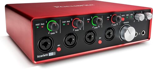 واجهة صوت USB من Focusrite Scarlett 18i8 (الجيل الثاني) مع أدوات احترافية | أولاً in Kuwait
