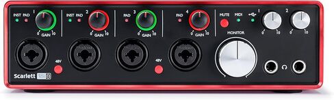 واجهة صوت USB من Focusrite Scarlett 18i8 (الجيل الثاني) مع أدوات احترافية | أولاً in Kuwait