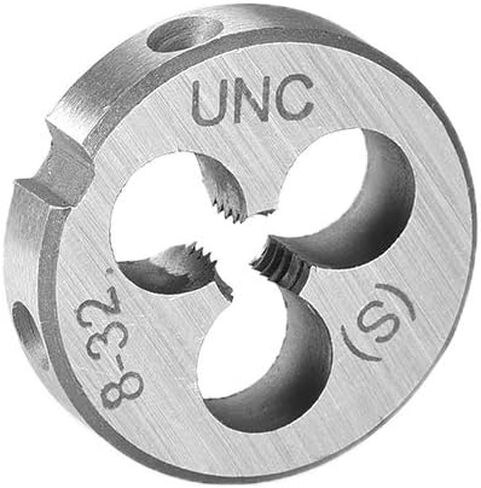 uxcell 4-40 UNC Round Die, Machine Thread Right Hand Threading Die, Alloy Steel Screw Thread Cutting Die in Saudi Arabia