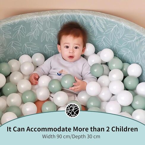 Foam Ball Pit 35.4"x 11.8" for Toddlers and Kids,Round Ball Pool Indoor Outdoor Baby Playpen,Ideal Gift for Infants,Balls not Included - Night Sky in Saudi Arabia