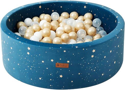 Foam Ball Pit 35.4"x 11.8" for Toddlers and Kids,Round Ball Pool Indoor Outdoor Baby Playpen,Ideal Gift for Infants,Balls not Included - Night Sky in Saudi Arabia