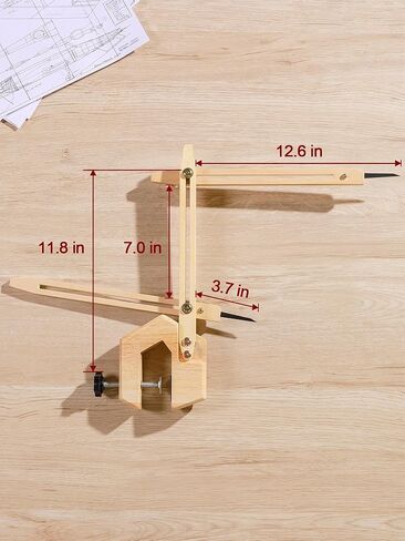BKALEME Pottery Throwing Gauge, 2 Ways to Install, Compact Clip-on Pottery Throwing Stick, Ceramics Pottery Clay Tool for Making Repeat Forms, for Pottery Wheel & Forming Machine in Kuwait