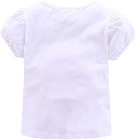 LittleSpring Girls Outfits Summer Cute Short Sleeve T shirt and Tutu Skirt Set for Kids in Kuwait