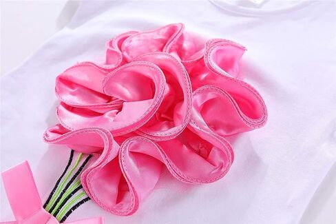 LittleSpring Girls Outfits Summer Cute Short Sleeve T shirt and Tutu Skirt Set for Kids in Kuwait