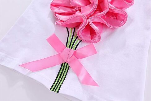 LittleSpring Girls Outfits Summer Cute Short Sleeve T shirt and Tutu Skirt Set for Kids in Kuwait