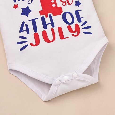 My Fisrt 4th of July Outfit Newborn Infant Baby Girl 4th of July Outfits Girl Clothes Cute American Flag Skirt Set in Saudi Arabia