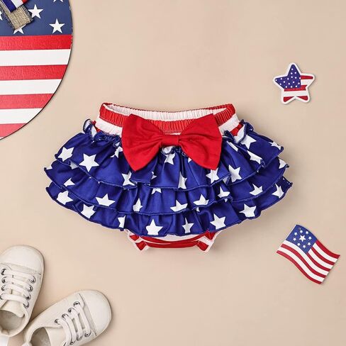 My Fisrt 4th of July Outfit Newborn Infant Baby Girl 4th of July Outfits Girl Clothes Cute American Flag Skirt Set in Saudi Arabia