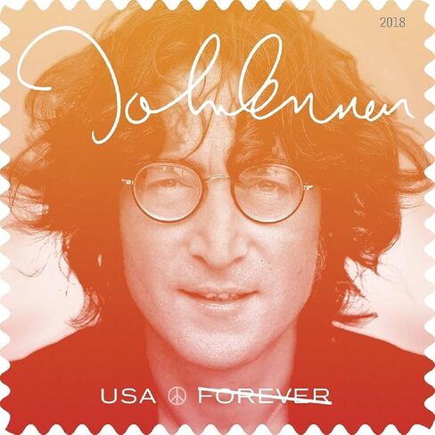 John Lennon Imagine Commemorative Forever Postage Stamps (2 Sheets of 16) Scott 5315a in Saudi Arabia
