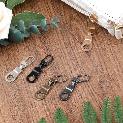 10 قطعة سحاب سحب بديل قابل للفصل سحاب سحب علامات التبويب استبدال سحاب سحب للثقوب الصغيرة سترات الأمتعة حقائب الظهر (5 ألوان) in Kuwait