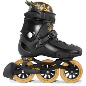 زلاجات مضمنة للرجال 3WD 110MM - التزلج السريع على الجليد في المناطق الحضرية مع محامل ABEC-9، حذاء صلب لدعم الكاحل، فرامل اختيارية in Kuwait