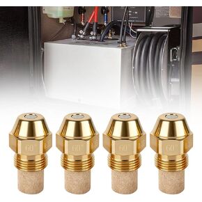 4Pcs Oil Burner Nozzle Fit for Aqua Hot, 0.35GPH 60 Degree Fuel Nozzle Brass Pressure Burner Oil Nozzles Replacement in Kuwait