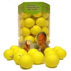 عبوة إعادة تعبئة كرة تدريب الجولف تقريبًا 36 - أصفر in Kuwait