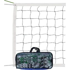 شبكة كرة طائرة احترافية للاستخدام الخارجي شديدة التحمل مع جزء علوي من كابل فولاذي للطائرات، وحدود مخيطة، وشبكات كرة طائرة تنظيمية للشاطئ في الفناء الخلفي للمدرسة in Kuwait