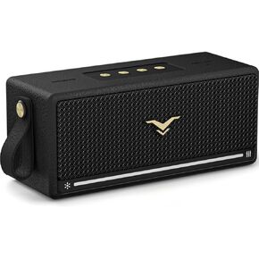 Bluetooth Speaker, 80W Peak Retro Speakers Bluetooth Wireless, Portable Bluetooth Speaker Loud with Deep Bass, IP67 Waterproof, LED Lights, Stereo Pairing, Speaker with TF/AUX/USB for Home, Party,Gift in Kuwait