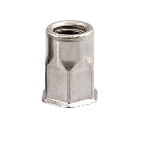 3/5/10/20pcs M3 M4 M5 M6 M8 M10 M12 304 A2-70 Stainless Steel Hex Hexagon Flat Countersunk Head Binding Rivet Nut Insert Nutsert(Countersunk Head,10pcs M5) in Kuwait